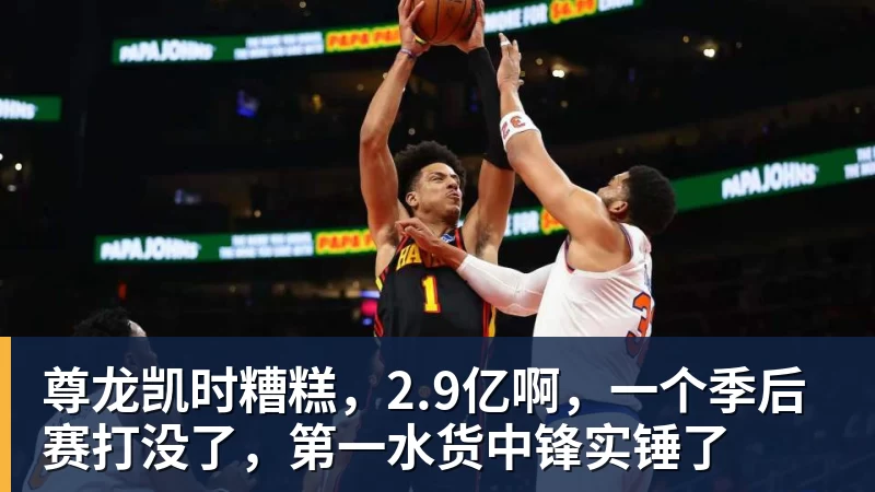 尊龙凯时糟糕，2.9亿啊，一个季后赛打没了，第一水货中锋实锤了