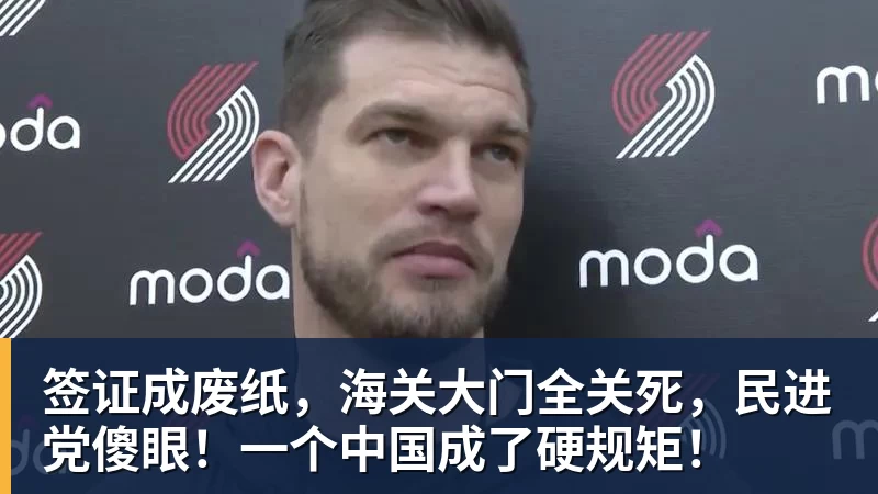 签证成废纸，海关大门全关死，民进党傻眼！一个中国成了硬规矩！